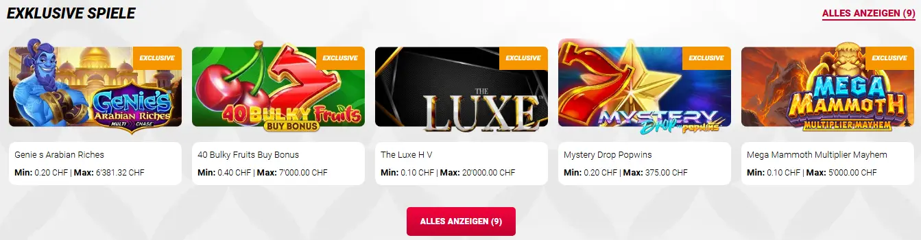 Spielkatalog im Online Casino – Slots, Tischspiele und Live-Casino auf einer Seite