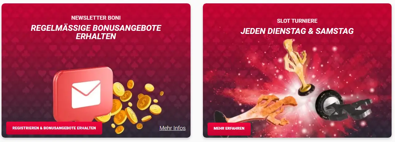 Wöchentliche Promotionen – Challenges, Missionen und regelmässige Belohnungen